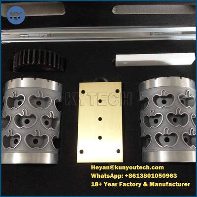 Качество  Paintball Herbal Capsule Maker Softgel Die Roll Tooling With Al Injection Wedge Фабрика