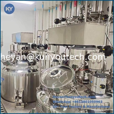 реактор желатина 600L 3 слоя воды - топления ванны до 130 градусов