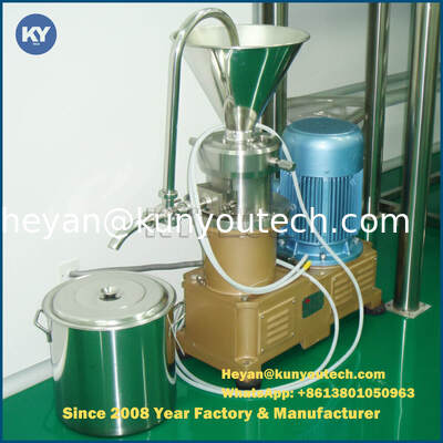 Небольшая машина коллоидной мельницы нержавеющей стали с предварительными вращателем + статором