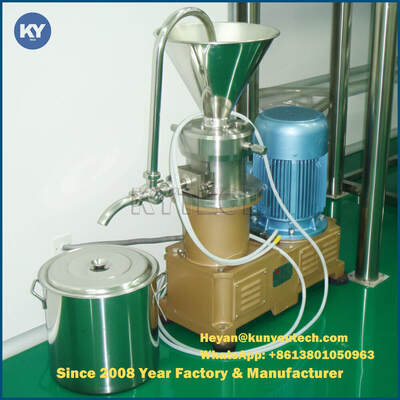 Вода точильщика машины/коллоида коллоидной мельницы 304 SUS горизонтальная охладила