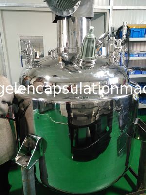 танк вакуума продукции капсулы softgel для желатина плавя, смешивая