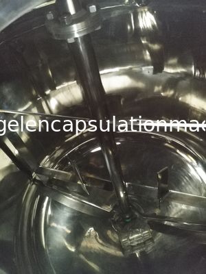 танк вакуума продукции капсулы softgel для желатина плавя, смешивая
